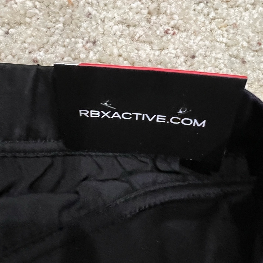 NEW NWT Black Reebok‎ RBX large L running active shorts - Picture 2 of 6